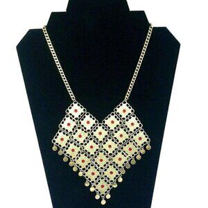 VINTAGE Gold Tone 1970s Vendome Necklace